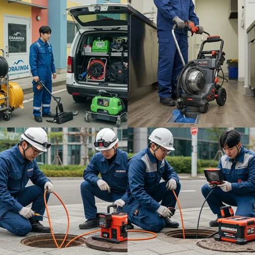 신포시장 근처 빌라 역류, 중구 내동 변기 막힘 수리