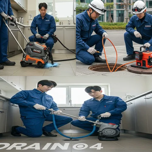 인천 십정동 하수구 뚫음 하수도, 동암역 근처 빌라 역류