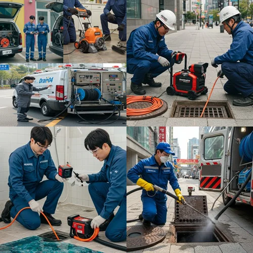 송현동 하수구 뚫음 하수도, 수문통 근처 빌라 역류