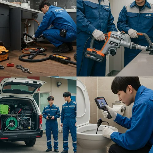 인천 마전동 변기 막힘 수리, 검단사거리역 근처 상가