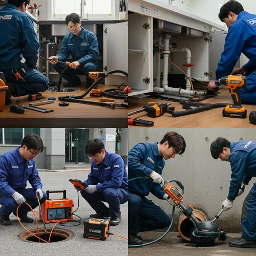 청라 신도시 상가 막힘 경서동 하수구 막힘 업체