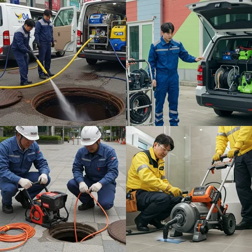 연수구 송도동 하수구 막힘 뚫음 하수도