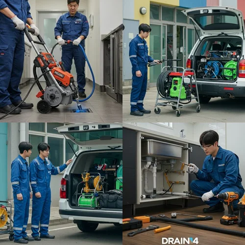 갈현동 하수구 뚫음 하수도 막힘 해결