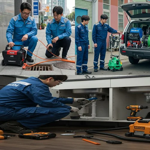 갈현동 하수구 뚫음 하수도 막힘 해결