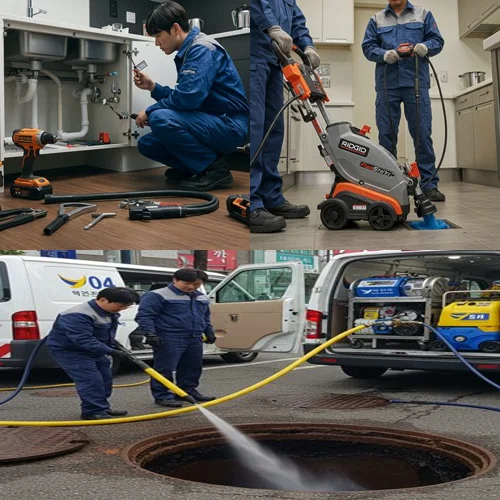 석남동 하수구 뚫음 하수도 고압세척