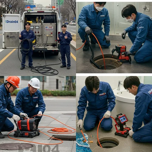 도림동 하수구 막힘 업체 빌라 1층