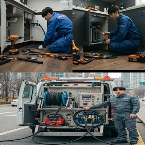 화평동 변기 막힘 수리 백시멘트