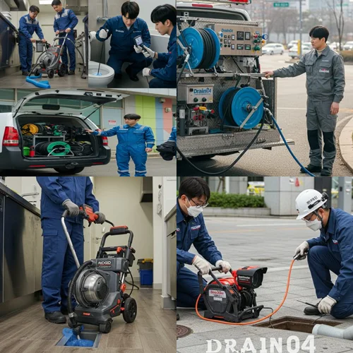 왕길동 하수구 뚫음 하수도 검단 상가