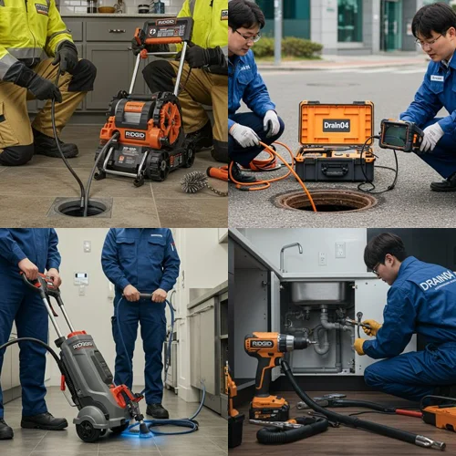 논현동 싱크대 막힘 배수구 음식물 꽉