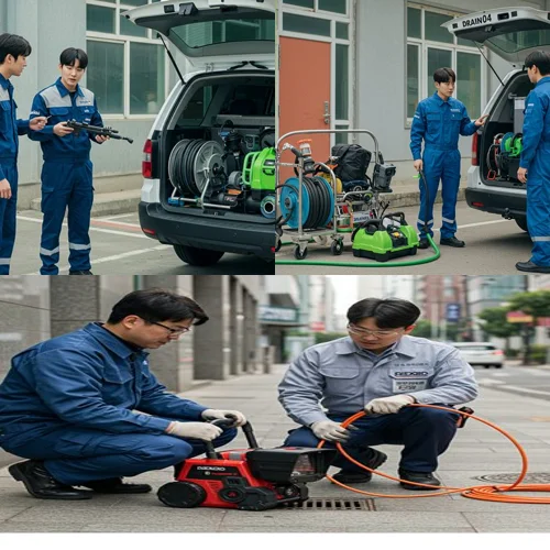 논현동 하수구 뚫음 하수도 소래포구