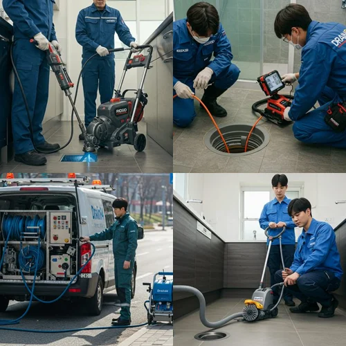 논현동 하수구 뚫음 하수도 소래포구