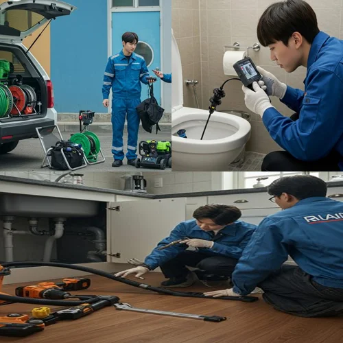 논현동 하수구 뚫음 하수도 소래포구