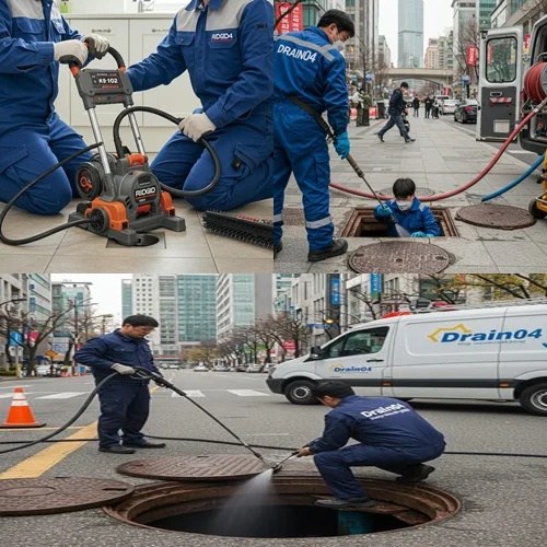 논현동 하수구 뚫음 하수도 소래포구