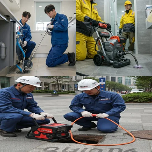 주안동 싱크대 막힘 배수구 역류 냄새