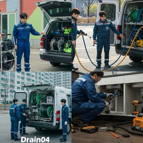 주안동 싱크대 막힘 배수구 역류 냄새