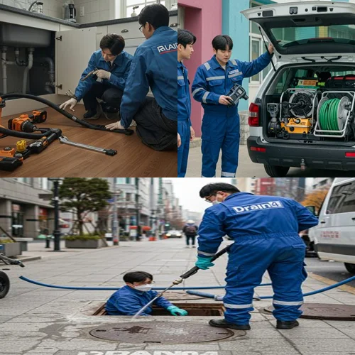 재개발 지역 주택 막힘 산곡동 하수구 막힘 업체