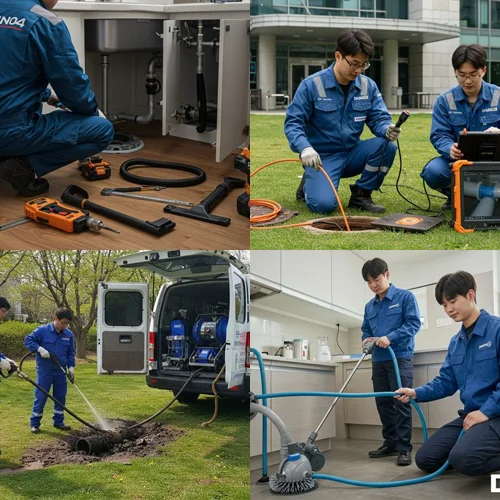 전원주택 꽉 막힌 배수구 뚫기 다남동 싱크대 막힘 배수구