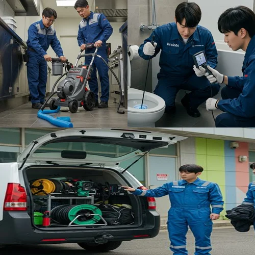 전원주택 꽉 막힌 배수구 뚫기 다남동 싱크대 막힘 배수구