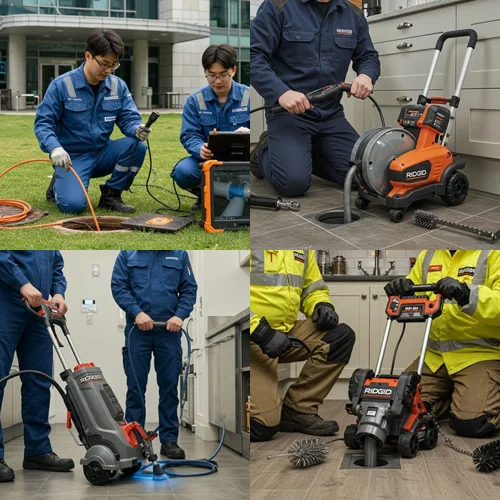 주안동 하수구 뚫음 하수도 식당 배관