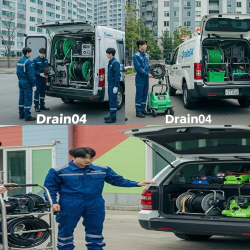 주안동 하수구 뚫음 하수도 식당 배관