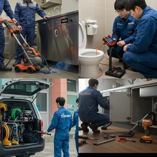 오류동 하수구 뚫음 하수도 공장 배관