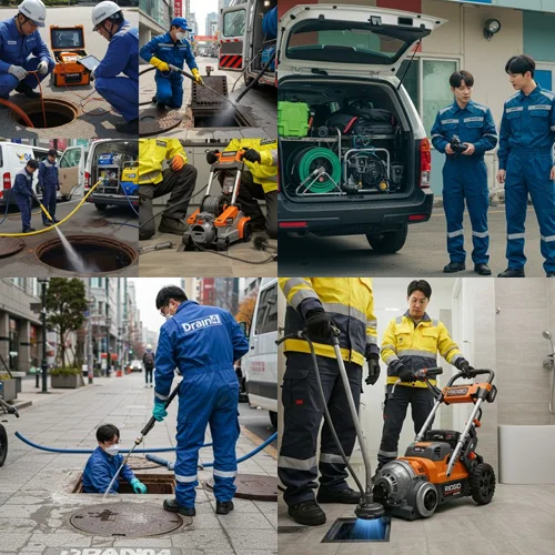 계산동 하수구 뚫음 하수도 상가 역류