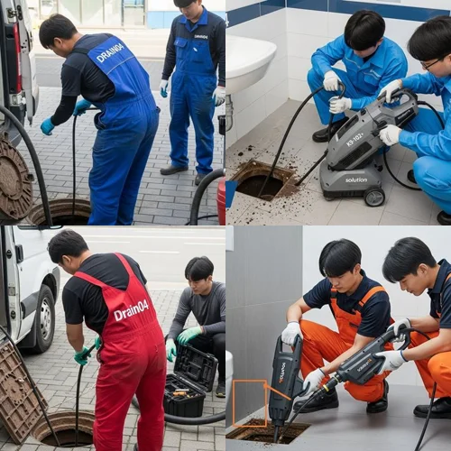 인천 남동구 도림동 하수구 뚫음 하수도, 잦은 역류 배관 내시경으로 확인!