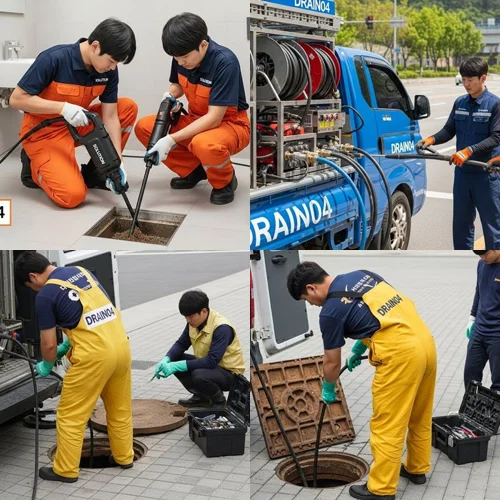 검단오류역 근처 빌라, 왕길동 싱크대 막힘 배수구