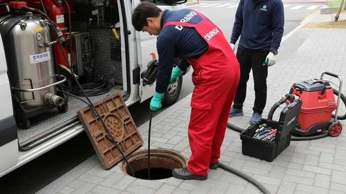 공단 식당 기름때 해결! 목상동 하수구 뚫음 하수도