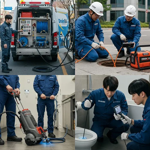 동인천역 근처 상가 막힘, 경동 하수구 뚫음 하수도