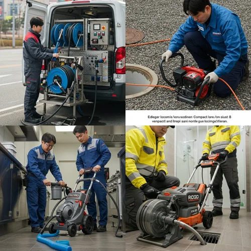 가좌동 하수구 뚫음 하수도, 공단지역 기름때 제거