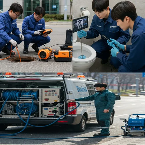 가좌동 하수구 뚫음 하수도, 공단지역 기름때 제거