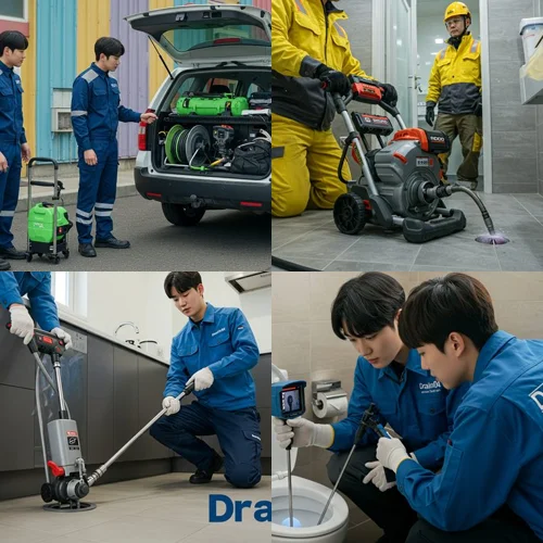 인천 동구 송림동 하수구 뚫음 하수도, 산업용품상가 긴급 출동