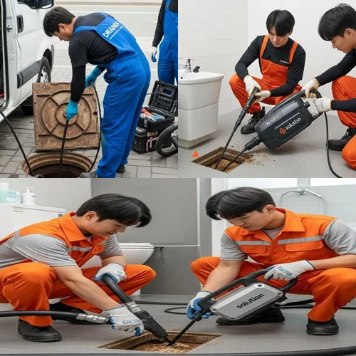 둑실동 하수구 막힘 업체, 시골집 마당 맨홀이 넘칠 때