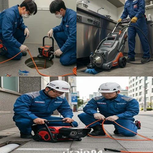 인천 동구 송림동 하수구 뚫음 하수도, 산업용품상가 긴급 출동