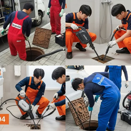 공단 식당 기름때... 목상동 하수구 막힘 업체가 해결!