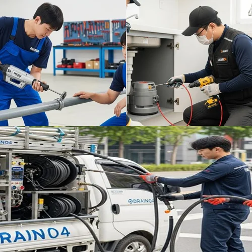 냄새의 원인을 드디어 찾았어요, 귤현동 싱크대 막힘 배수구