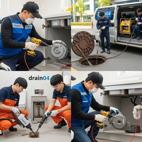 목상동 싱크대 막힘, 공장 식당 꽉 막힌 배수구 기름때