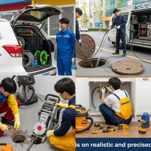 공촌동 싱크대 막힘, 아시아드 경기장 꽉 막힌 배수구