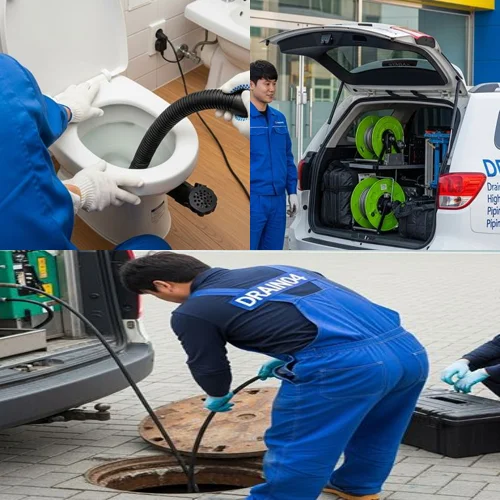 송림동 싱크대 막힘, 산업용품상가 꽉 막힌 배수구