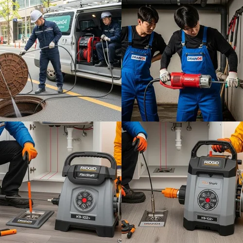 공단 식당 꽉 막힌 배수구, 서운동 싱크대 막힘 배수구