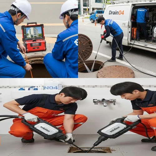 기름때가 돌덩이처럼... 작전동 싱크대 막힘 배수구 뚫었어요