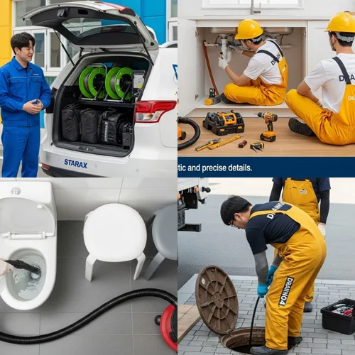 기름때가 돌덩이처럼... 작전동 싱크대 막힘 배수구 뚫었어요