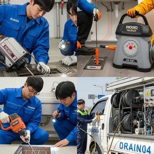 기름때가 돌덩이처럼... 작전동 싱크대 막힘 배수구 뚫었어요