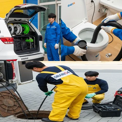 심곡동 하수구 막힘 업체, 서구청 근처 빌라 역류