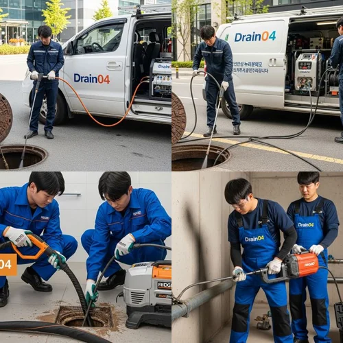 공장 기숙사 화장실, 노오지동 변기 막힘 수리