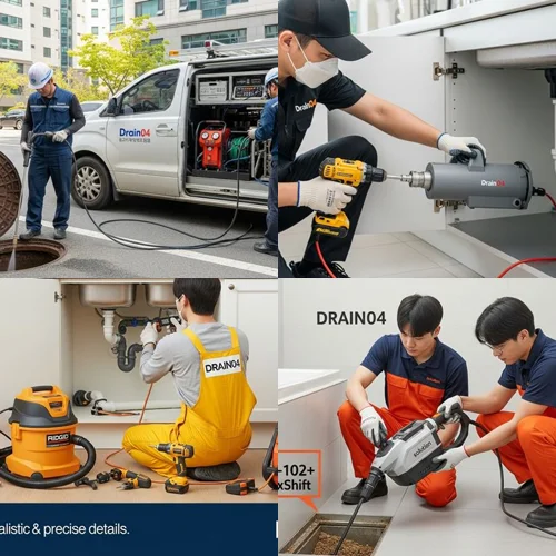 공장 기숙사 화장실, 노오지동 변기 막힘 수리