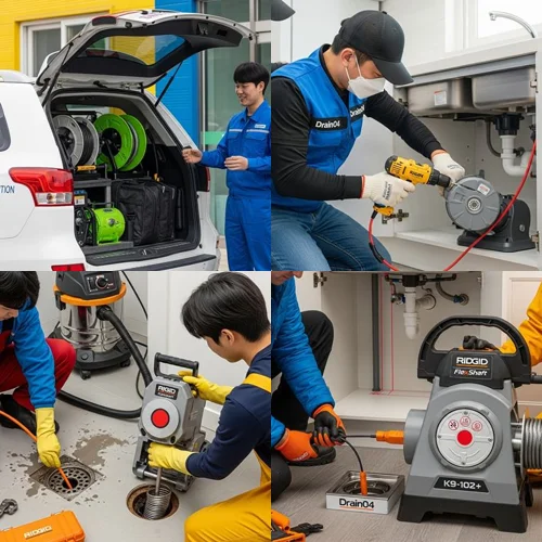 문화의거리 상가 긴급 출동, 부평동 싱크대 막힘 배수구