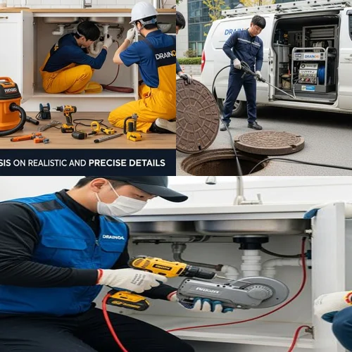 문화의거리 상가 긴급 출동, 부평동 싱크대 막힘 배수구