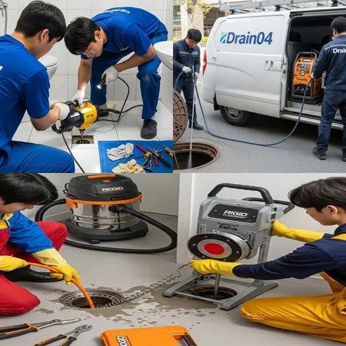 용종동 하수구 뚫음 하수도, 계양구청 근처 상가 막힘 불렀어요